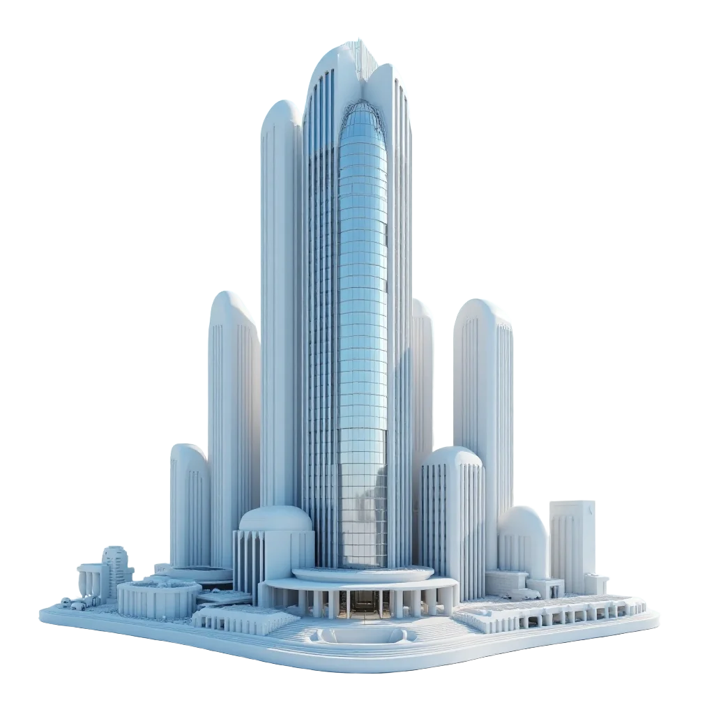 Futuristic Cityscape Model